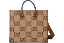 구찌 Tote bag with jumbo GG